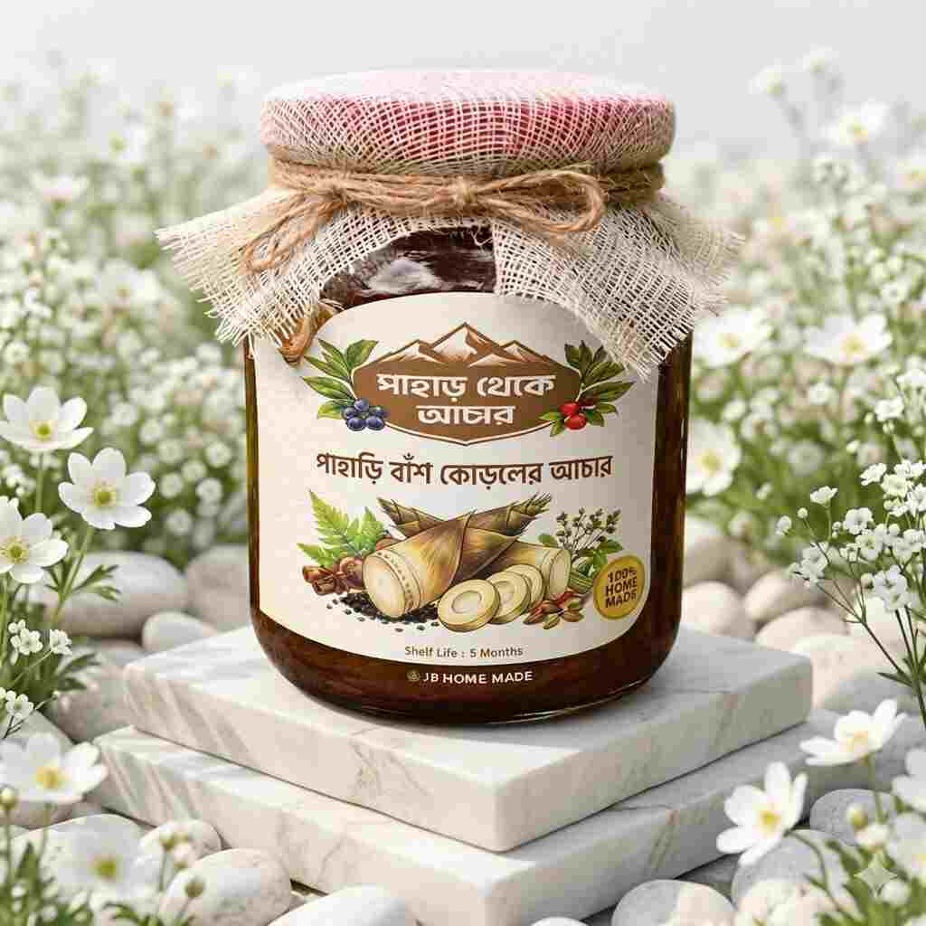 পাহাড়ি বাঁশ কুড়ুলের আচার।